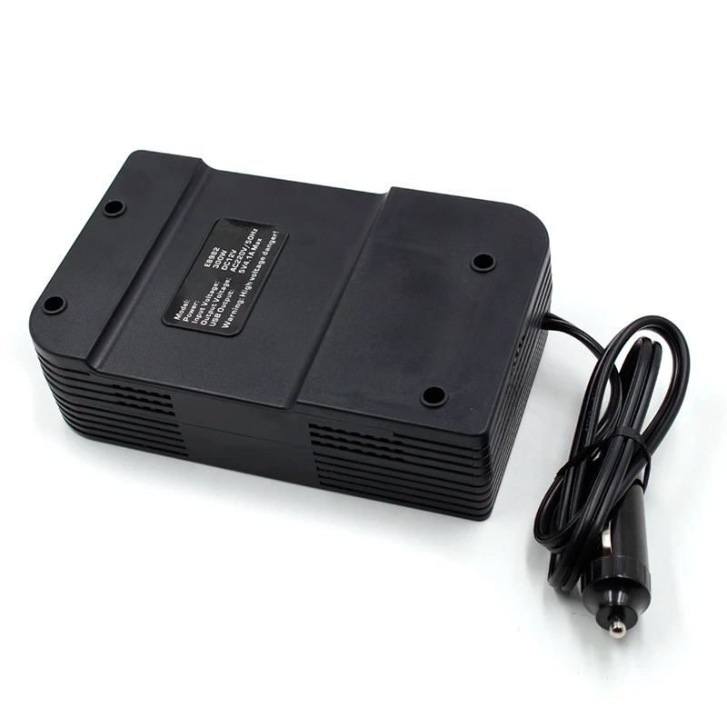 

300W Car Inverter DC 12V To AC 220V Car Lighter Power Adapter Converter Splitter 4 USB Charger Fast Charging