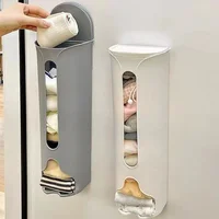 Wall Hanging Garbage Bag Storage Box Kitchen Plastic Bag Holder Organizer Bathroom Trash Bags Dispenser Kitchen Accessories 24cm 3