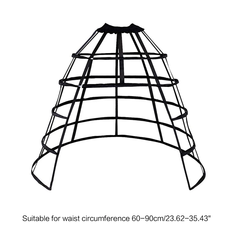 Women Lolita Crinoline Petticoat Hoop Skirt For Wedding