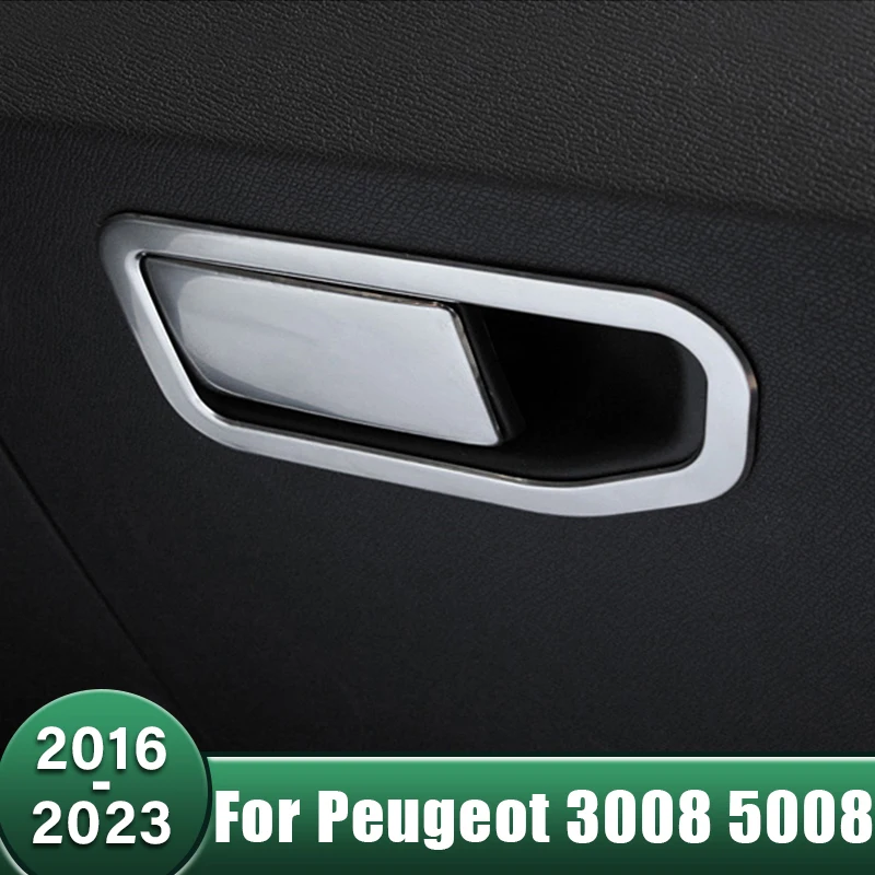 

Car Co Pilot Storage Glove Box Switch Handle Panel Cover For Peugeot 3008 5008 GT Hybrid 2016 2017 2018 2019 2020 2021 2022 2023