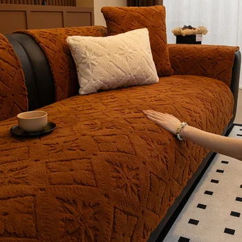 Cotton Velvet Non-Slip Sofa Cover 1