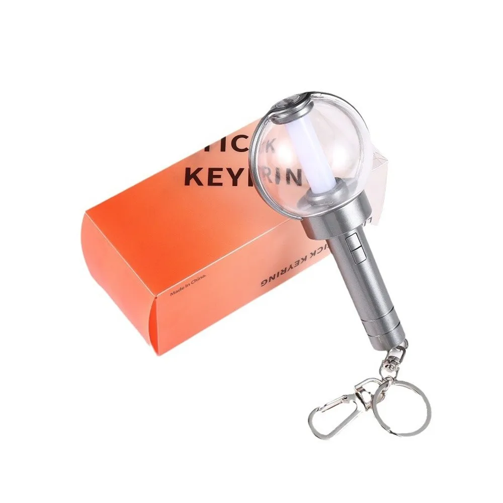 Kpop 17 Lightstick Mini Keychain Flash Colorful Light Pendant Backpack Accessories Idols Jungwon Sunoo Fans World Tour Gift