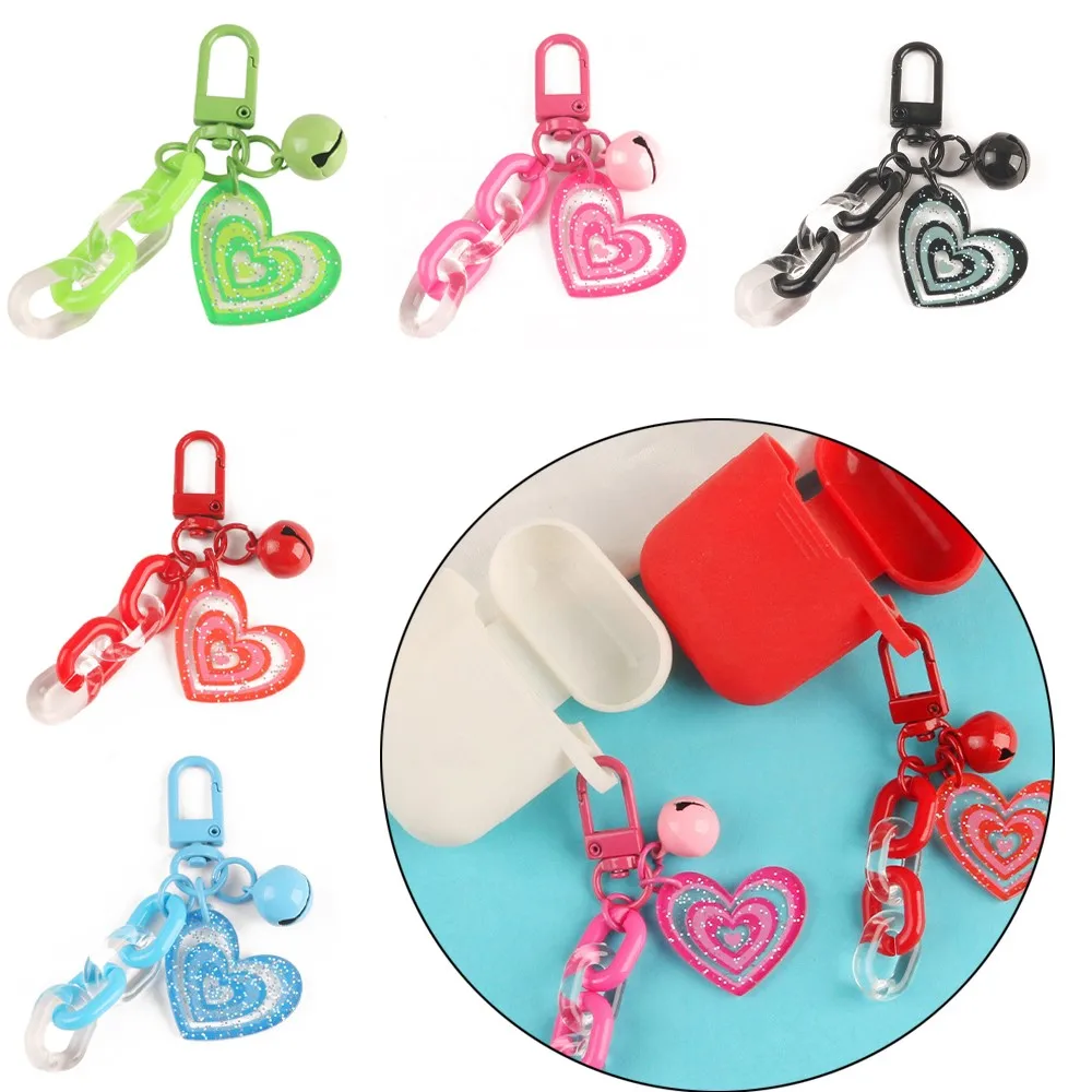 

Разноцветная подвеска, металлическая цепочка, брелок с колокольчиком, украшение для сумки «сделай сам», ювелирные украшения, аксессуары для наушников