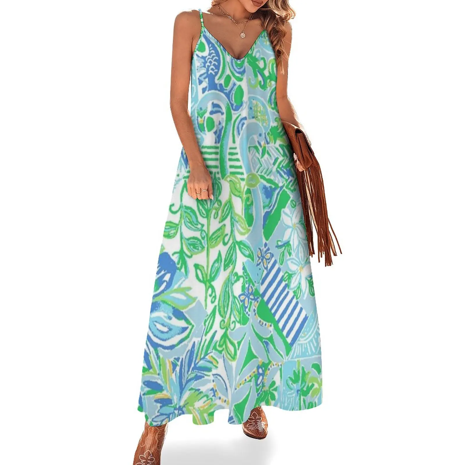 

blue view Sleeveless Dress birthday dress for women luxury 2023 women dress women's evening dresses summer women's suit