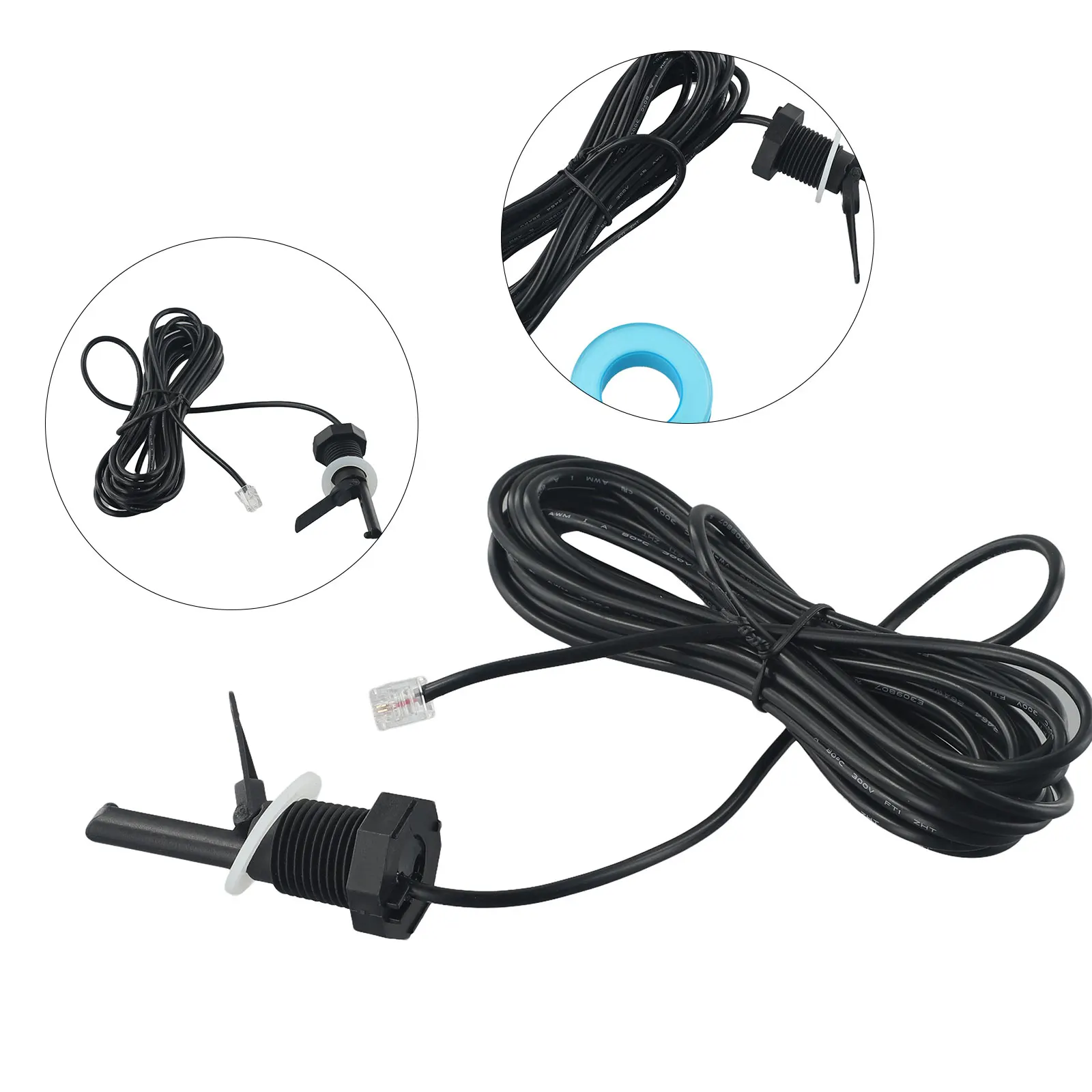 

New Practical Durable Flow Switch Float Level Switch Easy Installation Optimal Performance PP Working Principle