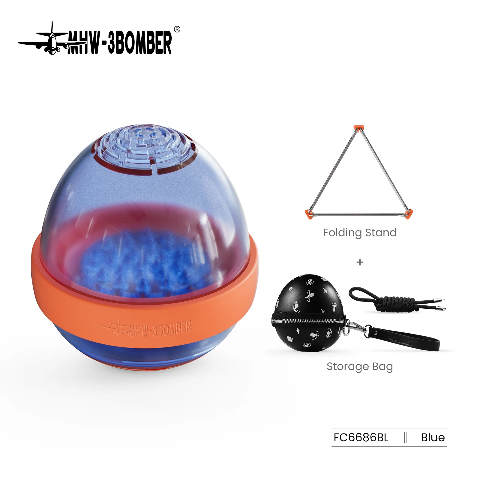MHW-3BOMBER Eggonaut Portable Coffee Maker with Gl...