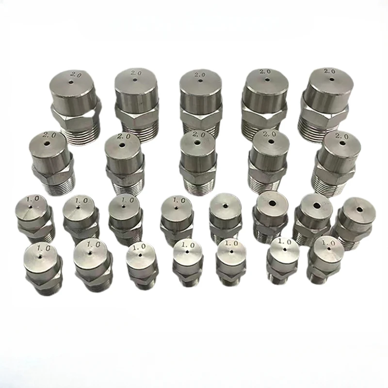 

304 Stainless Steel Solid Cone High and Low Pressure Nozzle Industrial Spray Cleaning Dust Removal Spray Nozzle