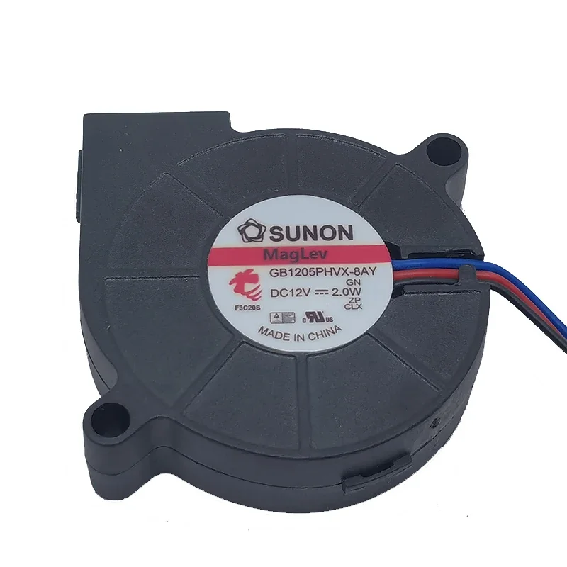 Sunon GB1205PHVX-8AY 터빈 송풍기 냉각 선풍기, 12V, 2.0W, 50x50x15mm, 5cm