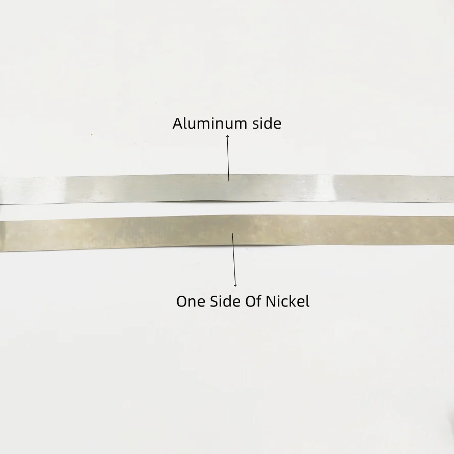 5 Meter Aluminum Nickel Composite Strip Aluminum Electrode N6 Lithium Battery Special Welding Plate Battery Spot Welding nickel strip aluminum welding rods