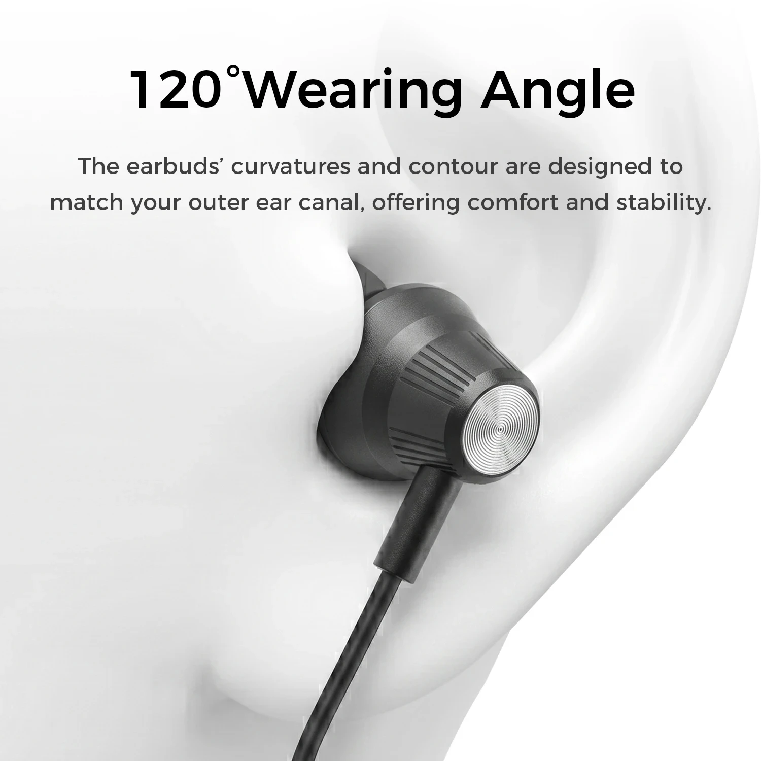 High-Fidelity Wired In-Ear Headphones with Stereo Surround Sound