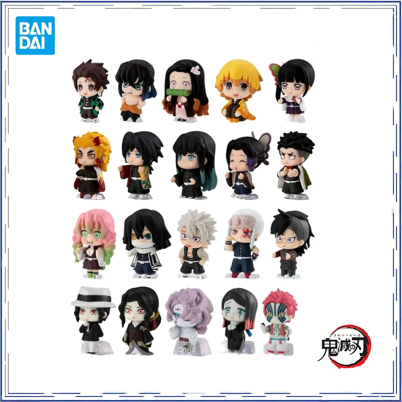 

BANDAI Demon Bedding Queuing series Capsule Toys Anime figure Doll Mitsuri Nezuko figure anime Brand new genuine In shelf