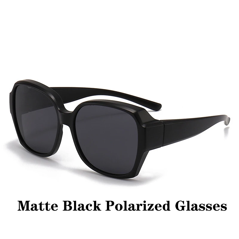 Polarized Over Glasses Sunglasses Round Frame Myopia Fishing Eyewear - Picture 18 of 26