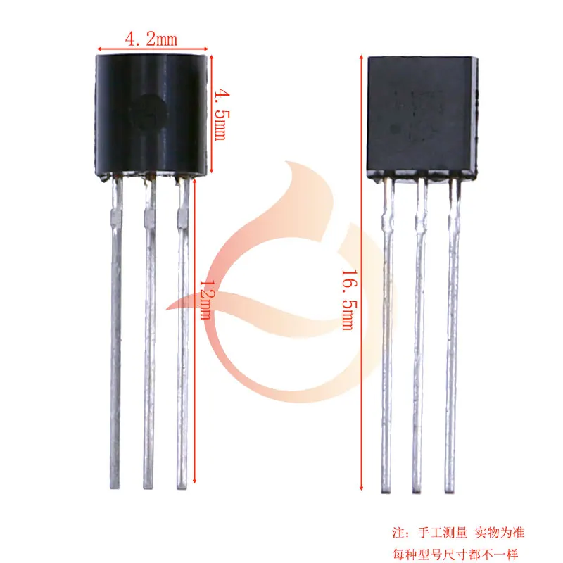 Transistors Kit 200pcs/set 10Values*20pcs Transistors Box Pack BC337 BC327 2N2222 2N2907 2N3904 2N3906 S8050 S8550 A1015 C1815
