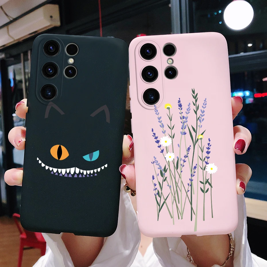 Cute Cat Cartoon Soft Silicone Phone Case Coque