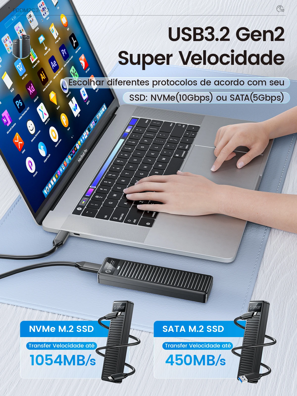 Gen2 M2 SSD Enclosure Case Box Design