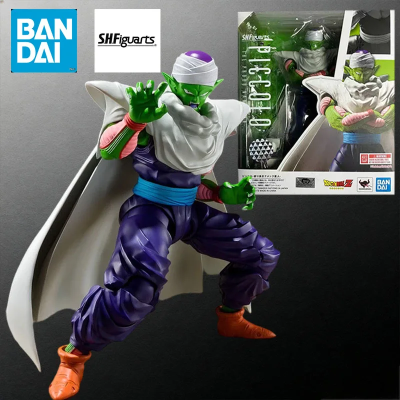 반다이 오리지널 모델 키트 S.H.Figuarts 드래곤 볼 Z 크릴린& 피콜로 애니메이션 액션 피규어 모델 장난감 소년을 위한 모델 선물
