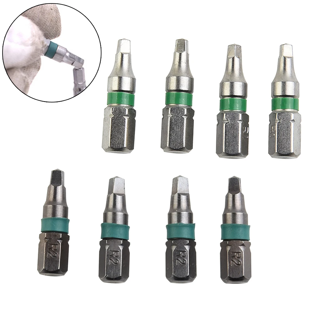9-tlg. Schraubendreher-Bits Set – Magnetisch, SQ1 SQ2 SQ3, 6,35 Mm Schaft