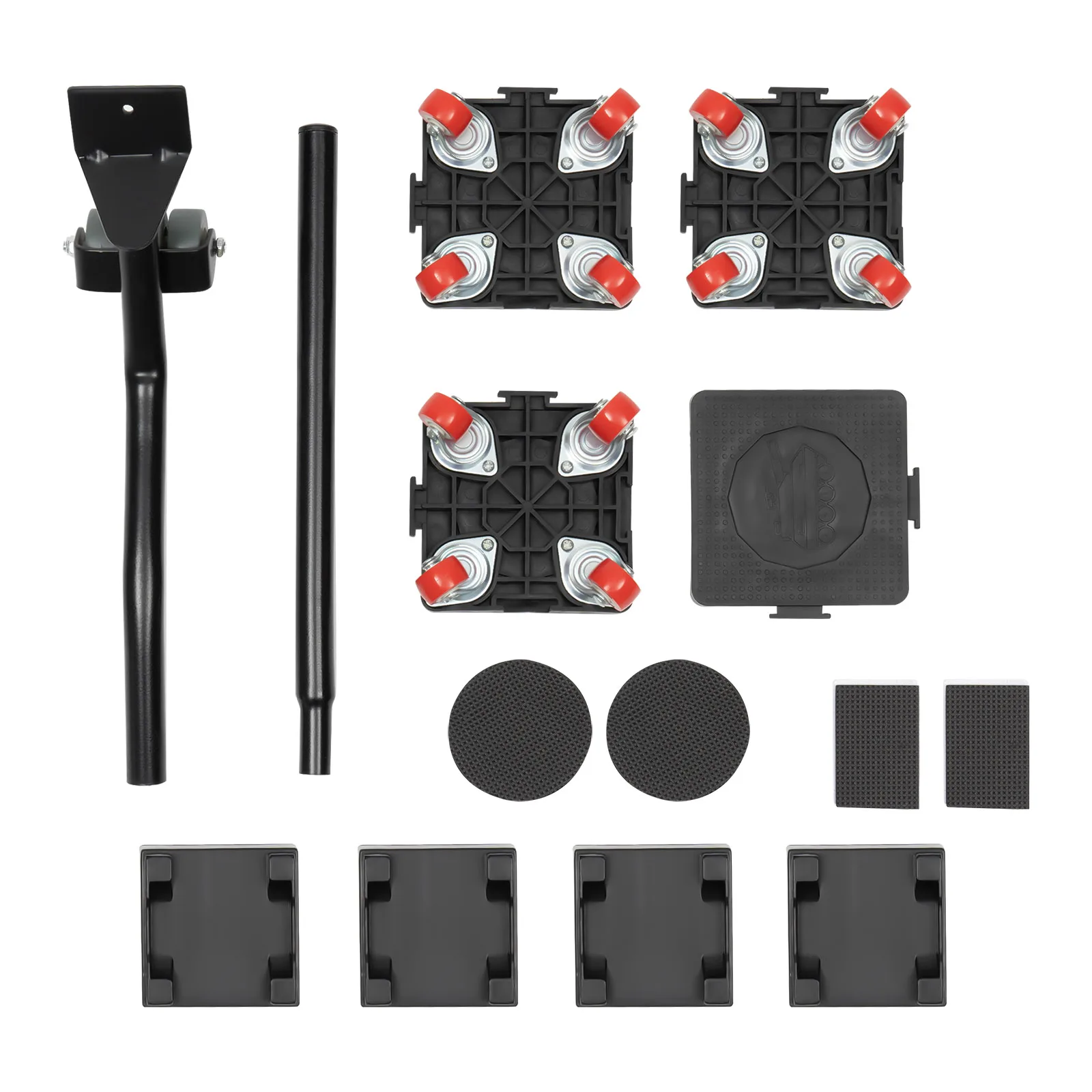 400 kg Möbeltransport-Pro-Set, Möbelheber und Möbelrolle mit 4 EVA-Pads, 4 Möbelrollen und 1 Lastheber – Detail 5