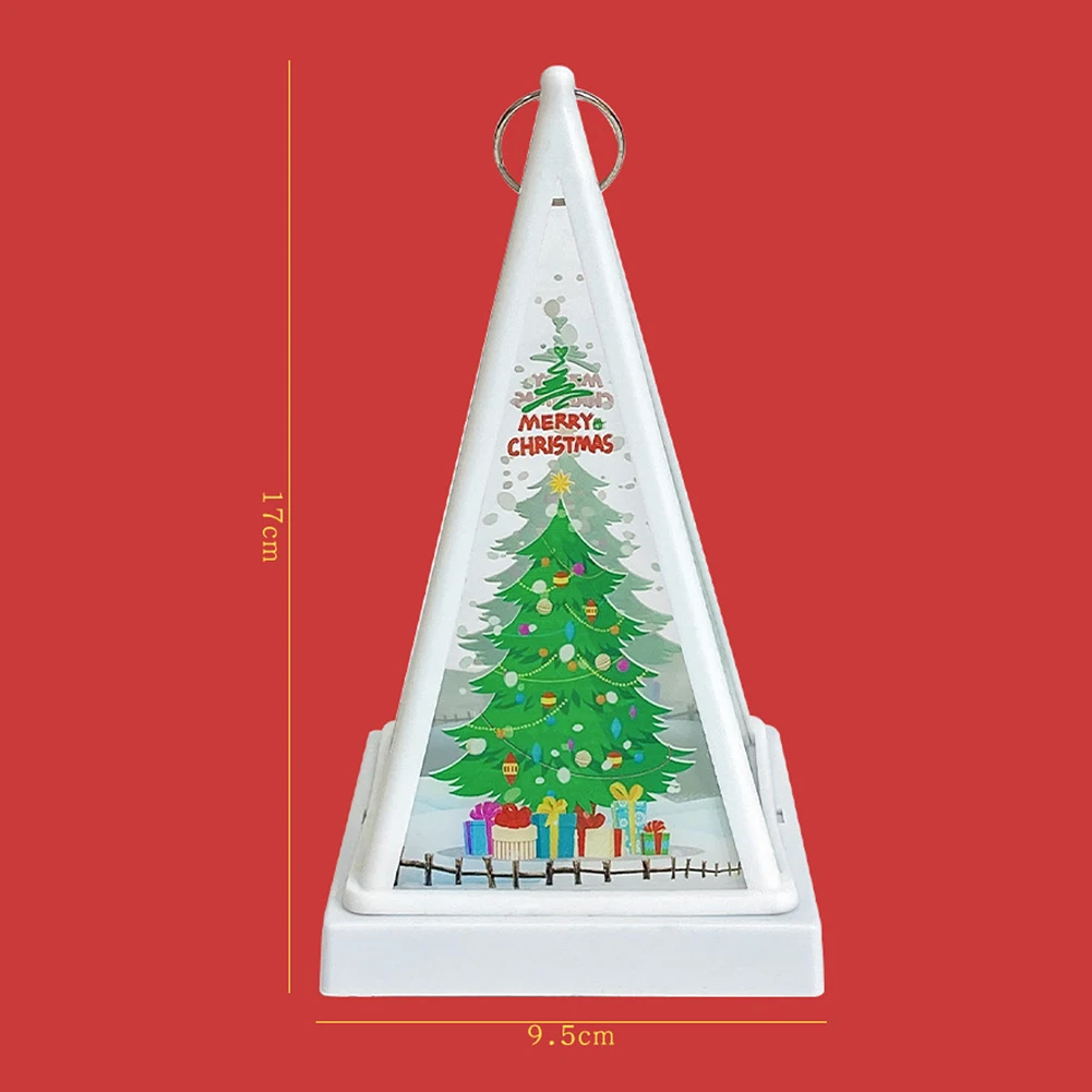 Christmas Lantern Light Illuminated Xmas Pattern Night Light For Christmas Wedding Birthday Decor