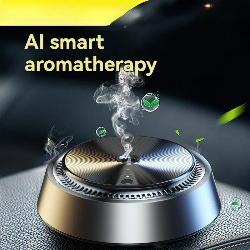 Popular Car Spray Aroma Diffuser, Car Aluminum Alloy Aerosol Diffuser, Intelligent Aromatherapy