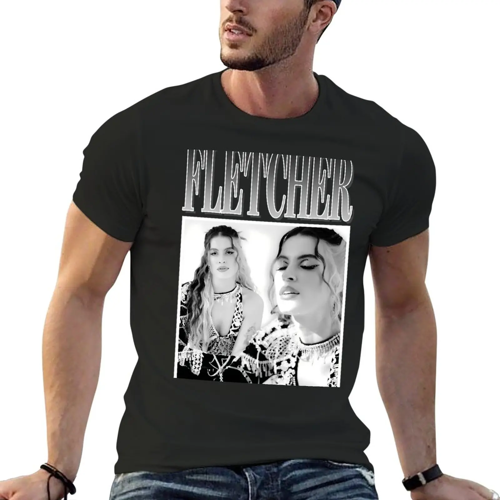 

Fletcher T-Shirt customs funnys heavyweights cute clothes Men's t-shirts