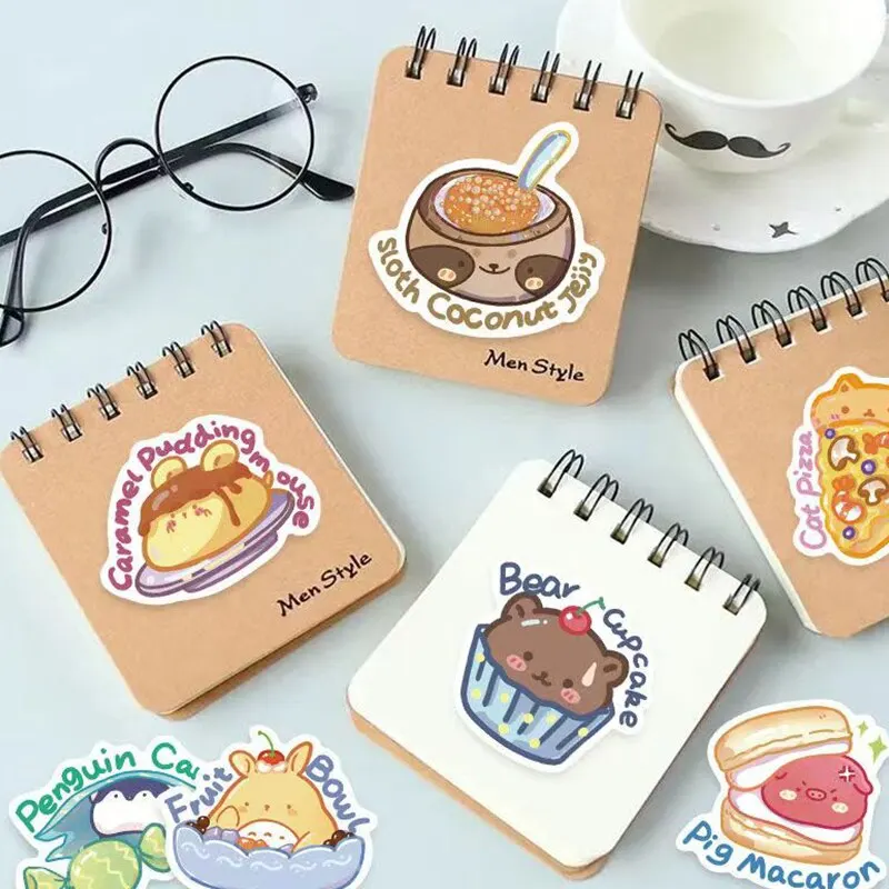 Food Stickers Notebook, Food Stickers Laptop