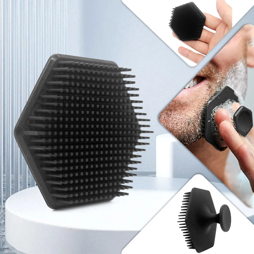 Silicone Makeup Brush 1pc Cleaning Black Face Brush Makeup Remover Soft makeup brush set makeup brush