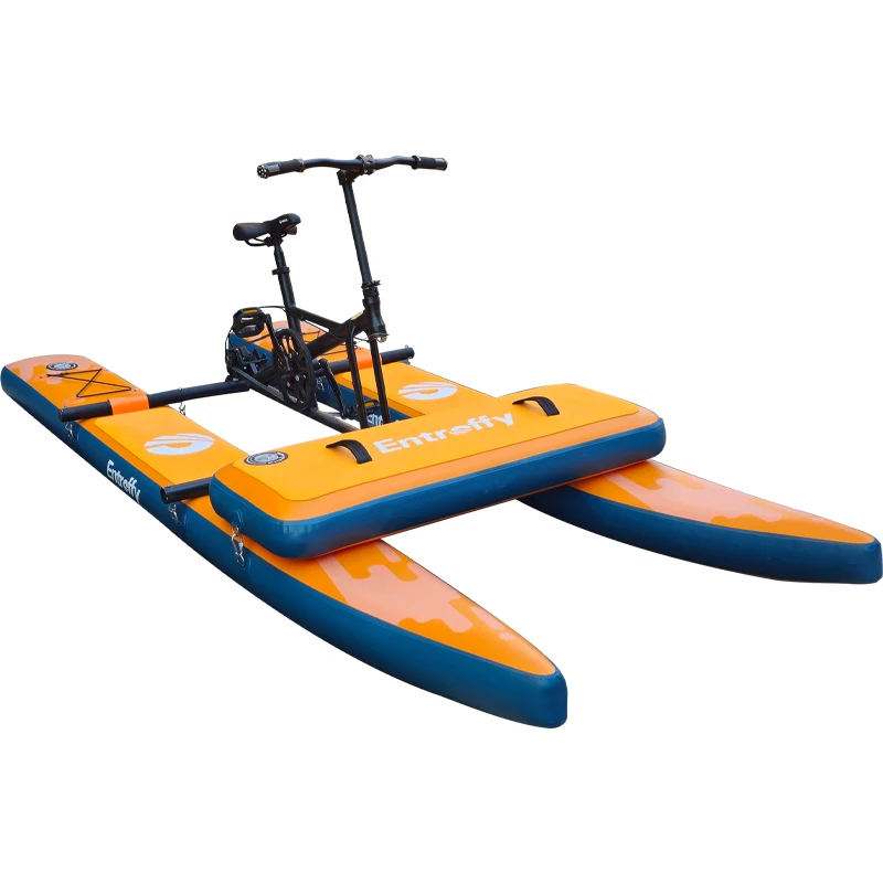 lightweight inflatable bicycle water Single Person pvc pontoons inflatable pedal water bikes water bicycle