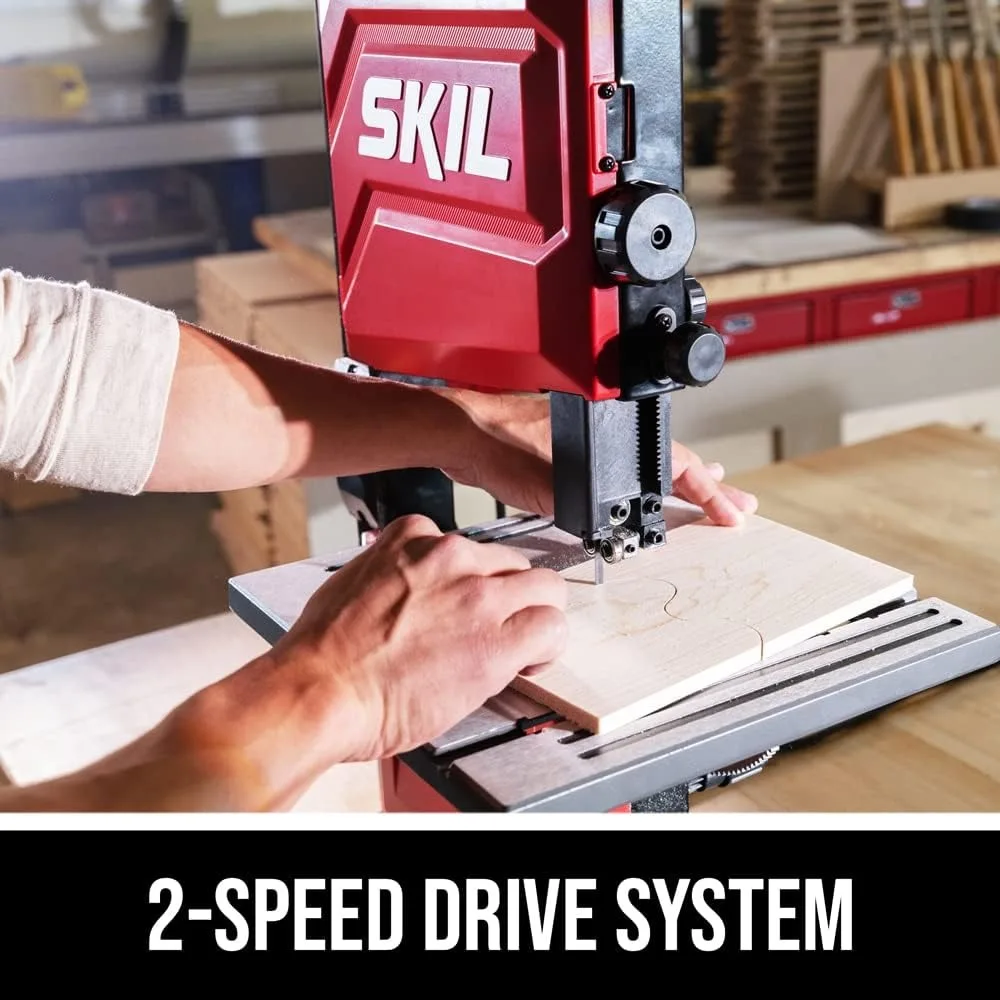 2.8 Amp 9 In. 2-Speed Benchtop Band Saw for Woodworking - BW9501-00 3