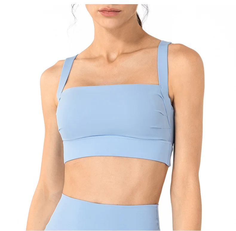 Description Picture 3 of itemSexy Beauty Back Yoga Sports Bra Women Shock-proof Running Fitness Bra Padded Gym Crop Top Yoga Vest Workout Clothes Sportswear