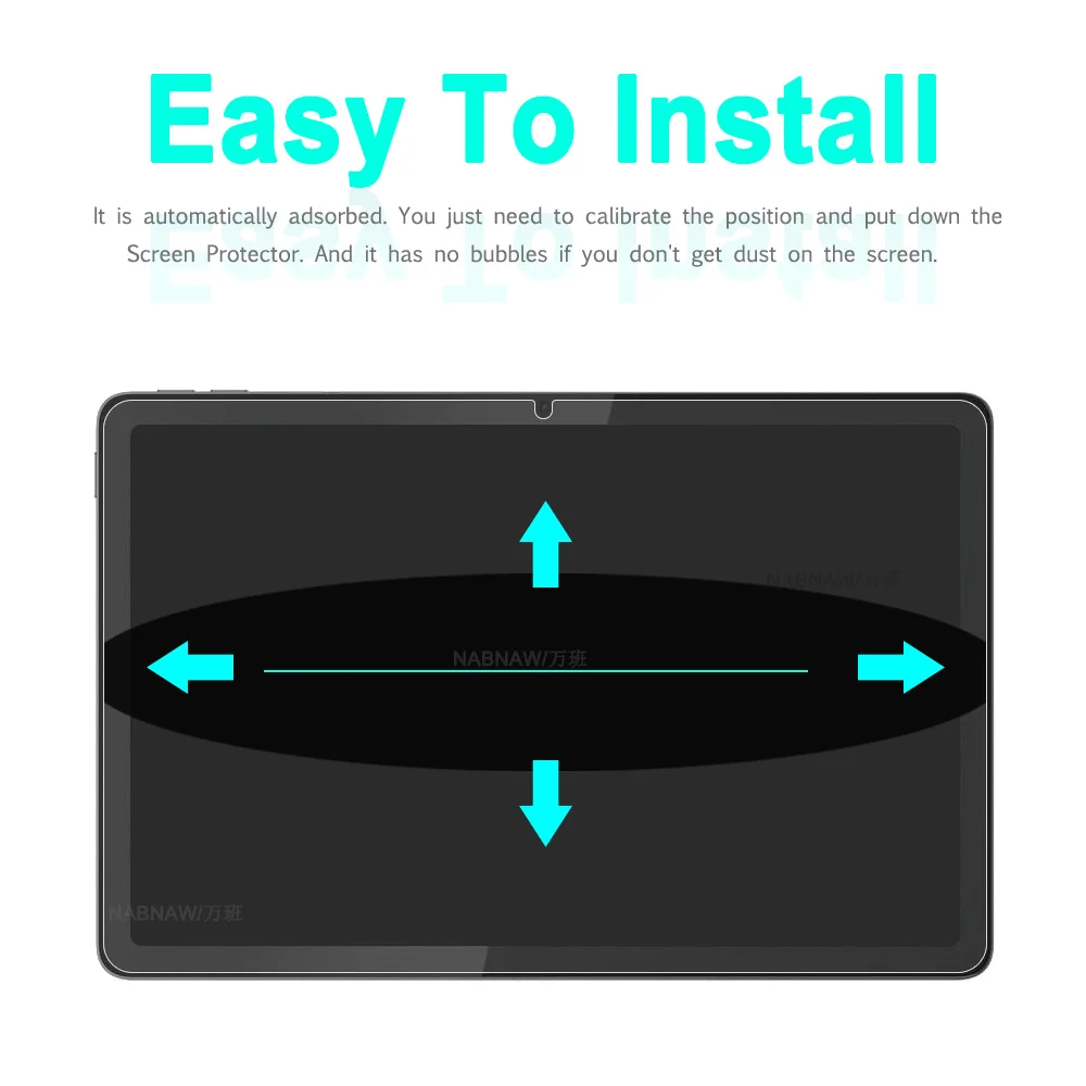 2 Pieces HD Scratch Proof Tempered Glass Screen Protector For Lenovo Tab 2025 10.1 TB-311FU TB-311XU Hard Protective Film 4
