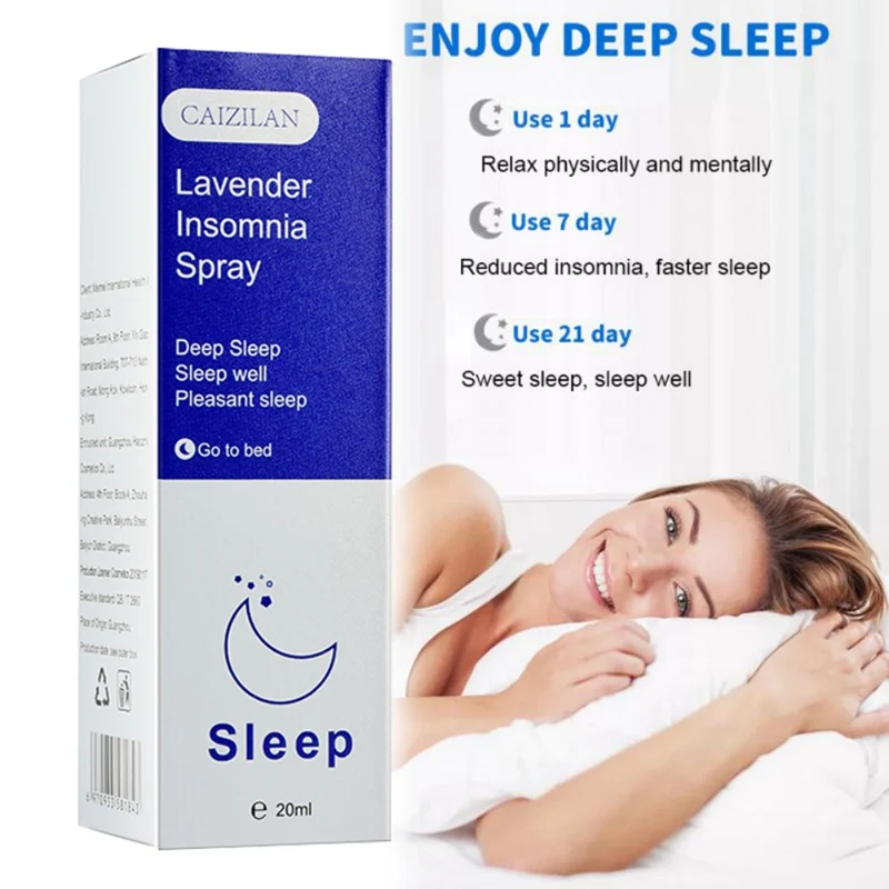 Lavender Insomnia Spray | Deep Sleep Essential Oil, 20ml | Dream Tech