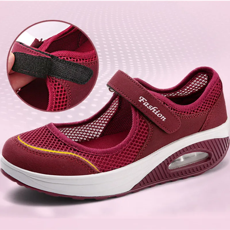 Women Shoes Casual Sneakers Women Sneakers Sneakers Female Flat Soft Comfortable Fashion Lightweight Pumps Shoes Joker Slip-on Super Light Casual Vulcanize Shoes Woman Red