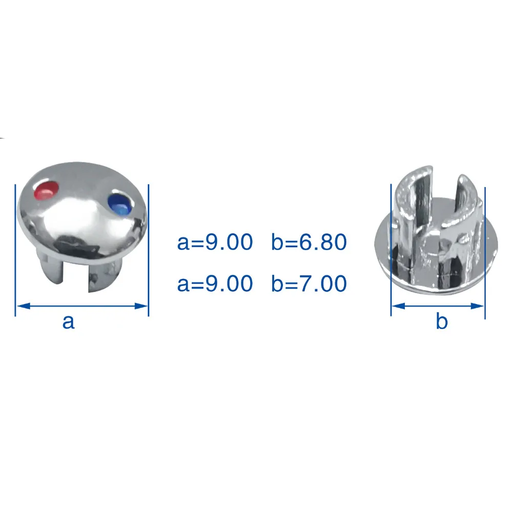 Рисунок 3 - ручка смесителя знак горячей и холодной воды 6