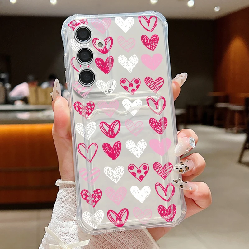 Love Heart Case with Card Holder