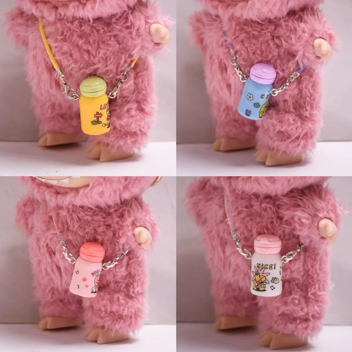 1/6pcs Doll Clothes Outfit Accessories for Labubu V2 V1 Idol Doll's Clothing Water Bottle Water Cup Model Ropa Labubu Girl Gift