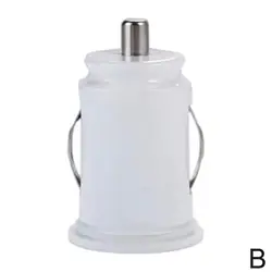 Dual USB Car Charger with Fast Charging Capabilities (White)