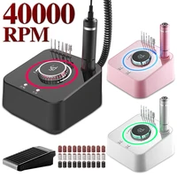 40000RPM Electric Nail Drill Professional Manicure Machine With LCD Display Nails Sander Set Nail Salon Polisher Equipment 1