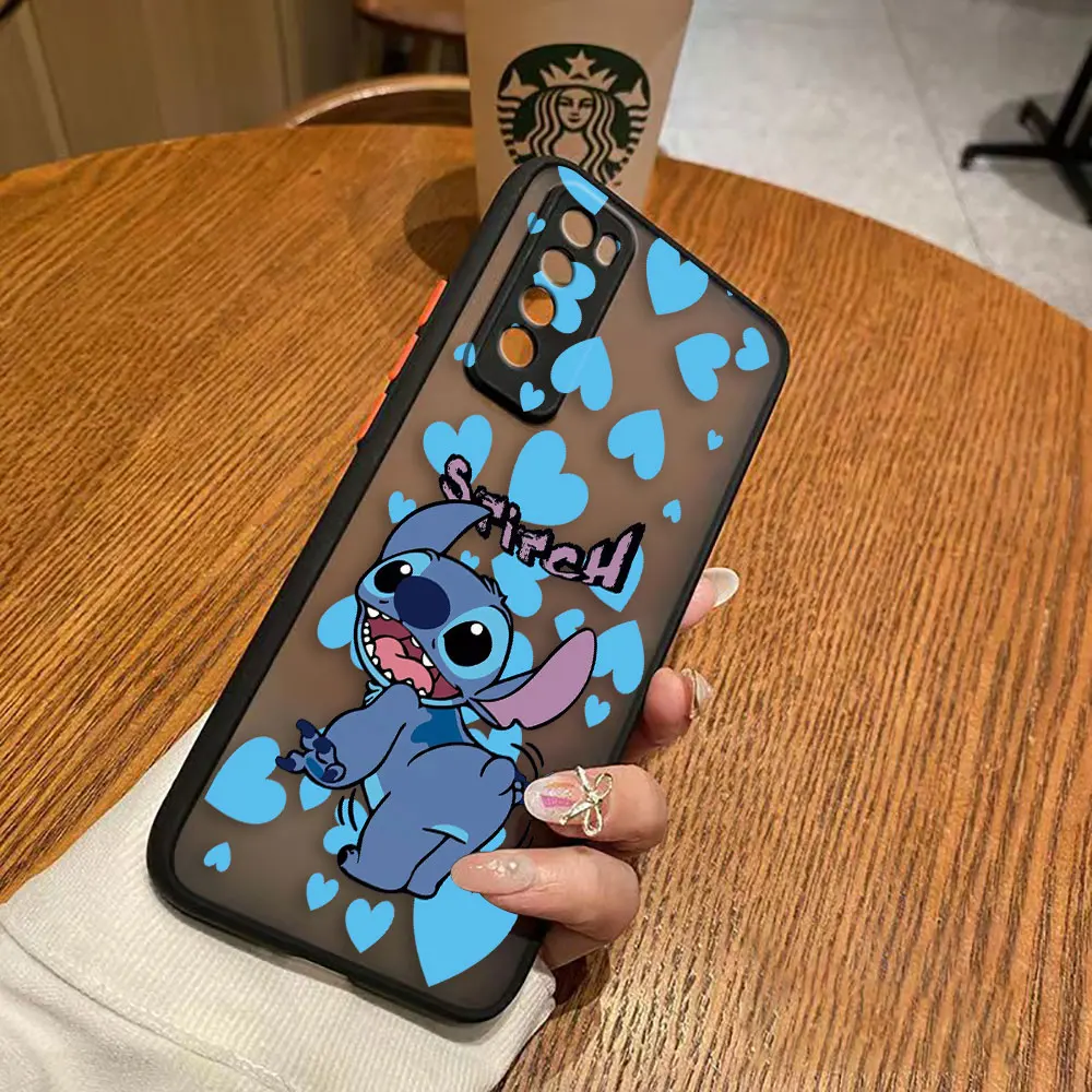 thumbnail image 1 of Matte Case for Huawei NOVA Y70 10 9 8SE 8 7SE 7I 7 6 5I 4 3I 4G 5G Case Funda Coque Capa Shell Cover Lilo & Stitch Cartoon Anime, 1 of 5