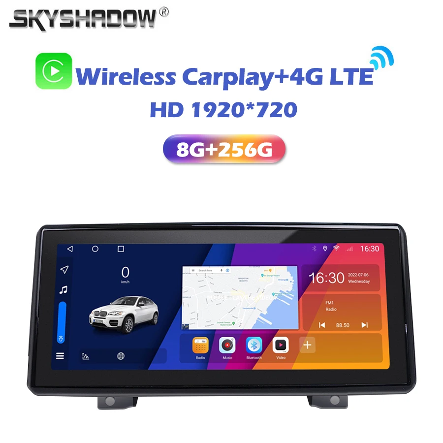

QLED 1920*720 Carplay Android 13.0 8G+256G Car DVD Player GPS WIFI Bluetooth Radio For Toyota Land Cruiser 300 LC300 2021 2022