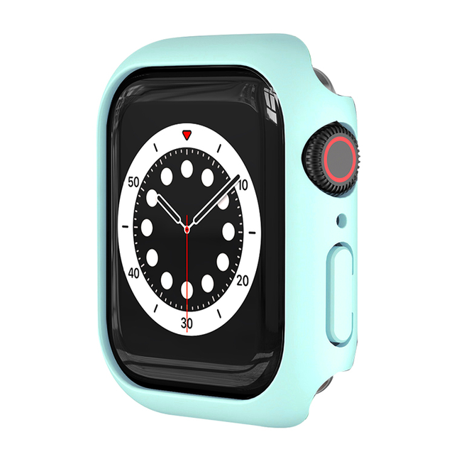 For Apple Watch Case 6 se 5 4 3 44mm 40mm 42mm 38mm Accessories PC Screen Protector bumper iWatch series 7 41mm 45mm Case