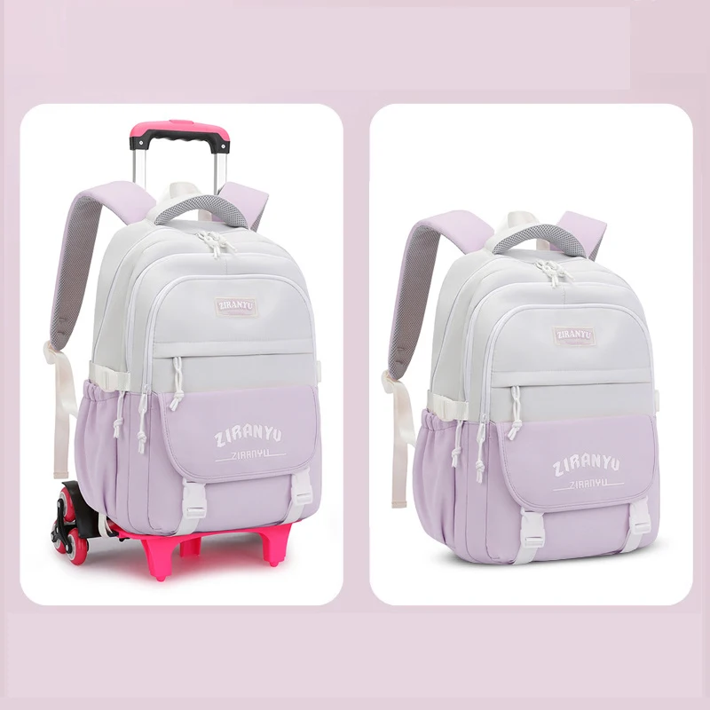 Jongens School Trolley Tas Met Roller School Wieltas Schooltas Schoolrollende Rugzak Tassen Voor Tiener Jongens Boekentas Op Wielen