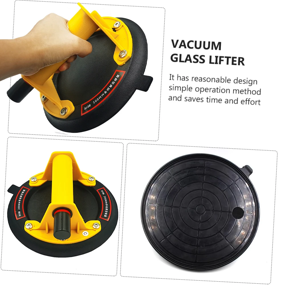 Vacuum Suction Cup 200kg Loading Capacity Heavy Duty Vacuum Spreader 8 Inch Cup for Tile Adsorption Granite Glass Lifting