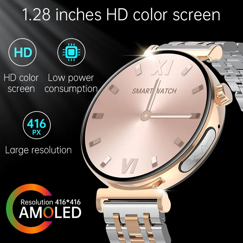  AMOLED  ECG   SOS ð, BT ȭ, Ÿ  Ʈġ, 2024 Ż Ʈ ġ, 1.28 ġ