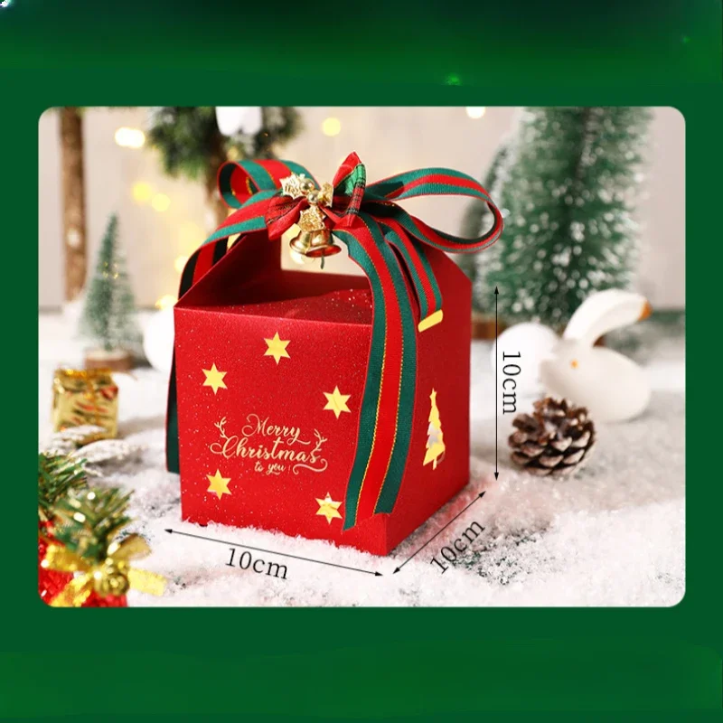 Christmas Apple Box Gift Box Christmas Eve Apple Packaging Decoration Handbag Holiday Props Party Decorations