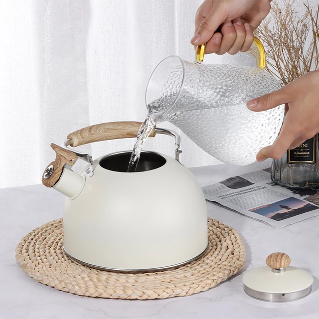 Whistling Kettle Stainless Steel Tea Pots For Stovetop Kettles Home Hot  Water Kettle Tea Pot Boiling - AliExpress