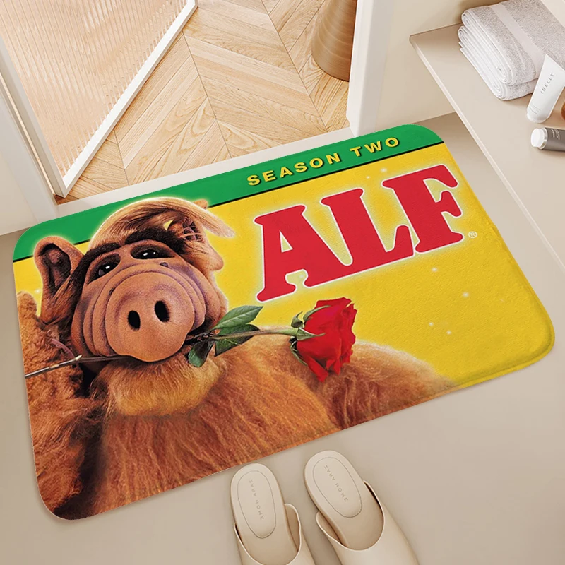 

Living Room Floor Carpets Alf Funny Doormat Entrance Door Washable Non-slip Kitchen Rug Hallway Veranda Entryway Bathroom Mat