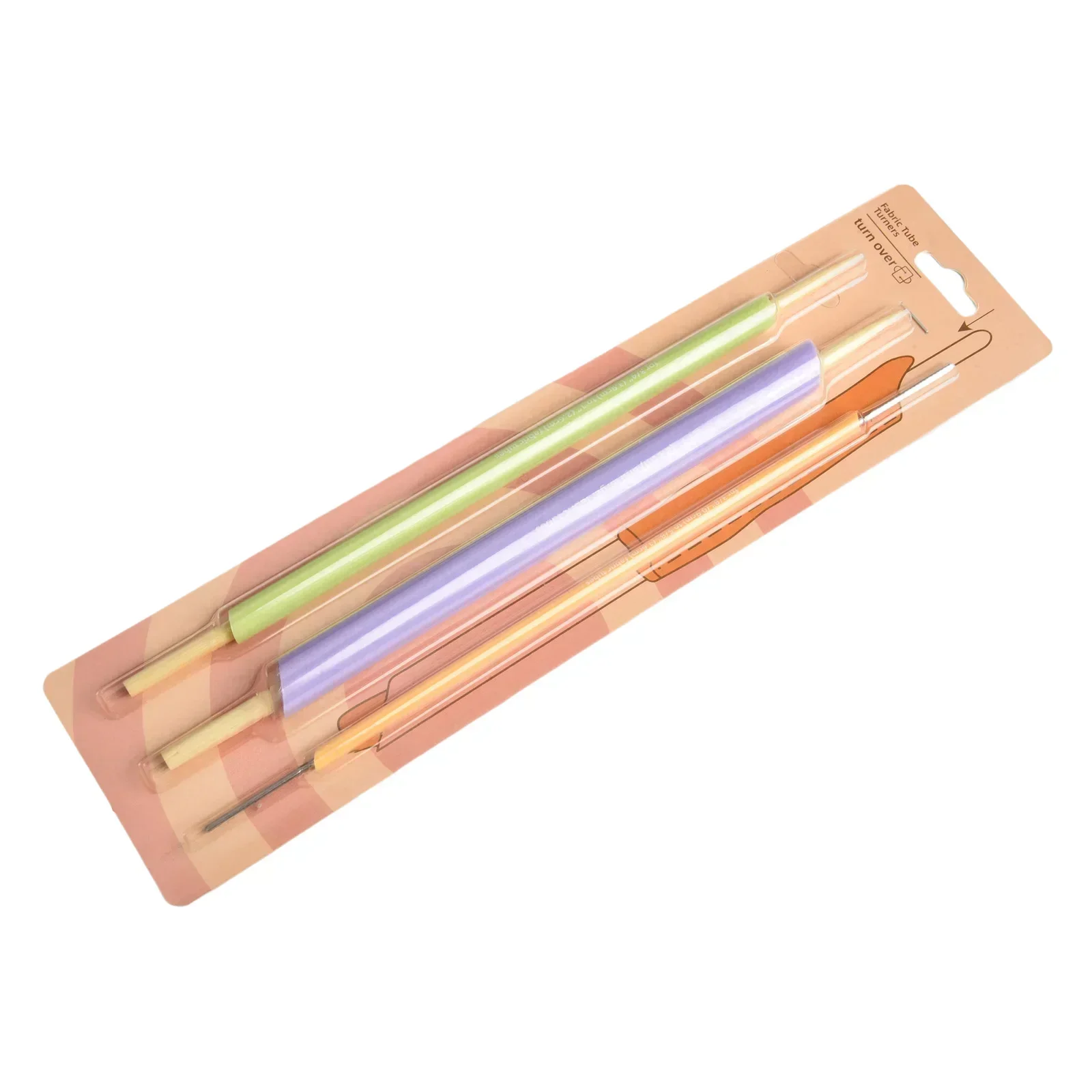Quick Turn Fabric Set Assorted Sizes Tube Turner Sewing DIY Waistband Hands Bag Handles Bow Ties Upturn Tools 3pcs/Set