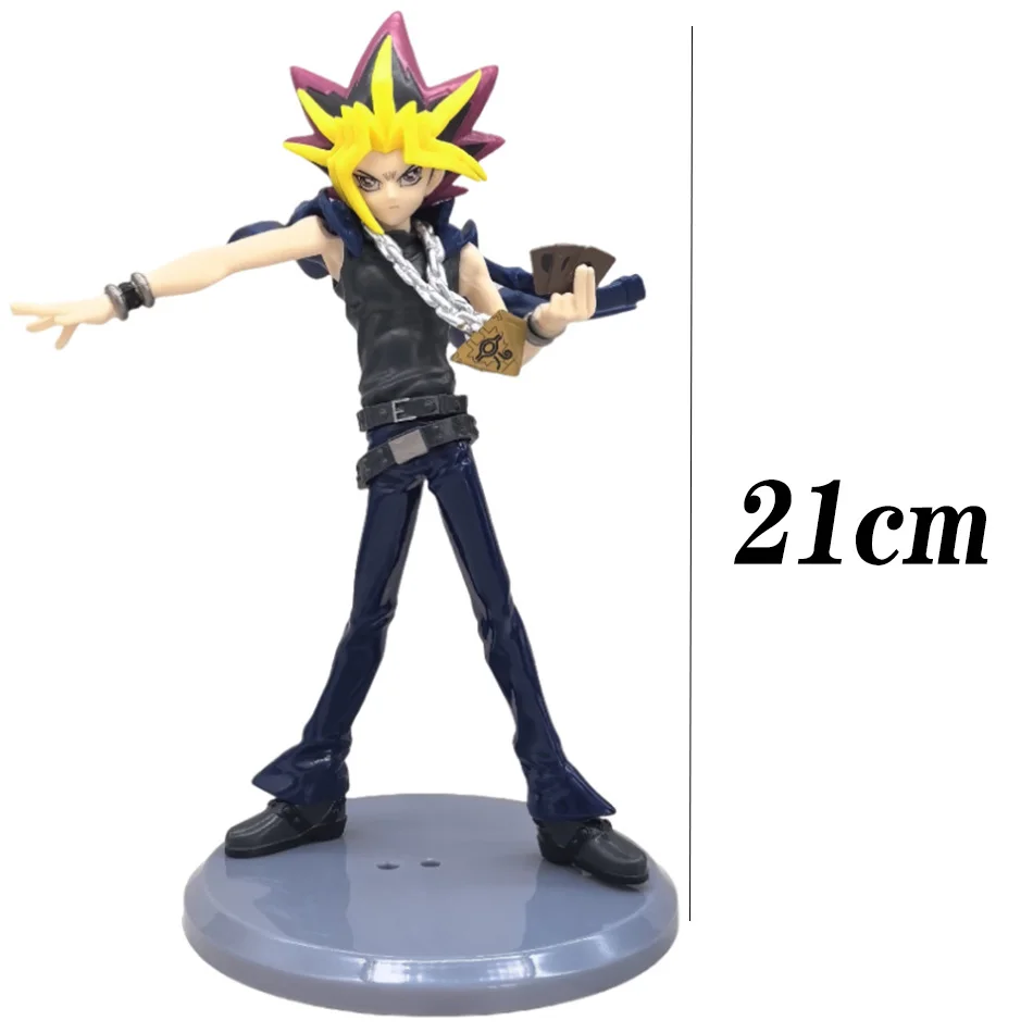 Yu-Gi-Oh!Duel Links Yami Yugi Yugi Muto Black Magician Girl Mana 21CM PVC Actionfiguren Modell Anime Cartoon Modell Spielzeug Geschenk – Detail 2