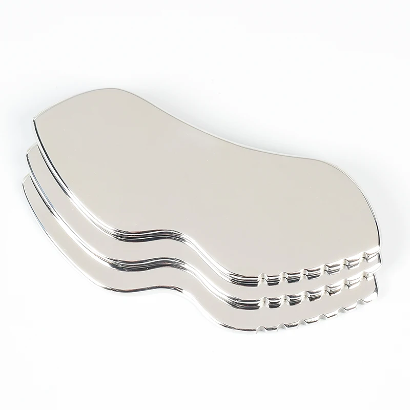 Stainless Gua Sha Tools Steel Scraping Massage Tool Facial Massage Tools for Relaxing Soft Tissue, Reduce Head, Neck, Back Pain 4